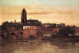 Gustave Courbet Canvas Paintings - View of Frankfurt